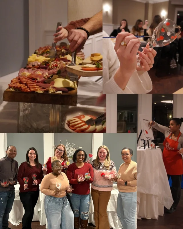 Valentine’s Paint & Sip!🍷🎨

Friday night was all about good wine, tasty charcuterie, and creative vibes. Love filled the air as we celebrated Valentine’s Day, crafting beautiful wine glasses with the best company! 🥂

#paintandsip #valentinesday #atlanticcitycountryclub #charcuterieboard #wineglasspainting