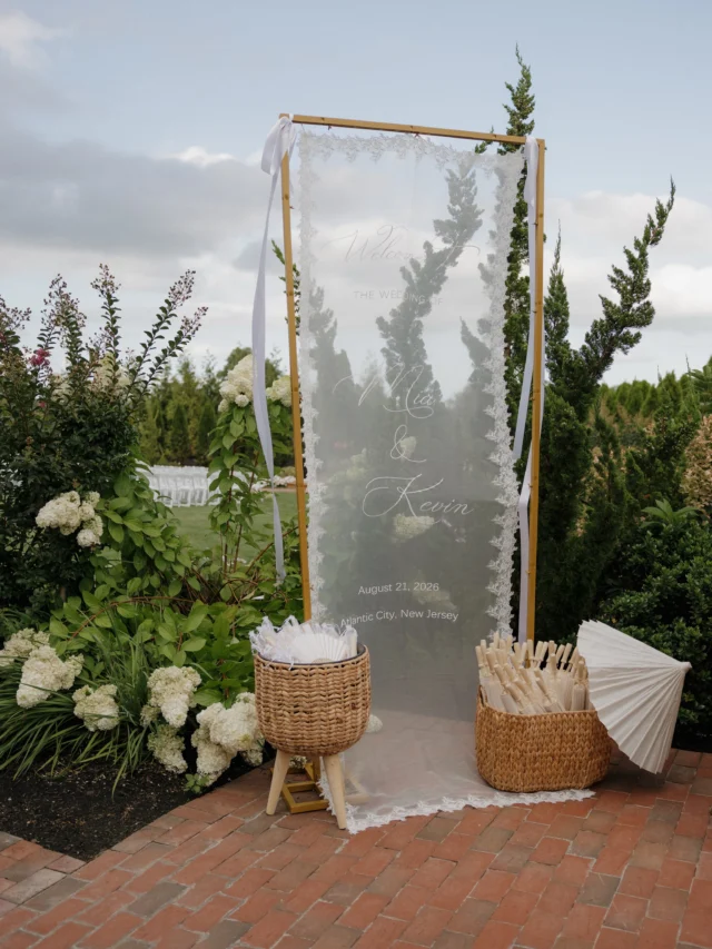We’re still OBSESSING over this late August wedding. 🌿🤍 Mia & Kevin | 💍 8.21.2026

Photography: @morgancatherinephotography 
Venue: @atlanticcitycountryclub by @ottingerweddings 

#njweddingvenue #southjerseywedding #northfieldnj #augustwedding #njbride